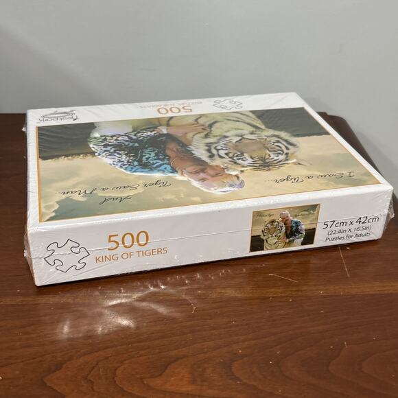 Tiger King Joe Exotic Puzzle Gag Gift 500 Piece Nestpark New Sealed - Picture 3 of 6